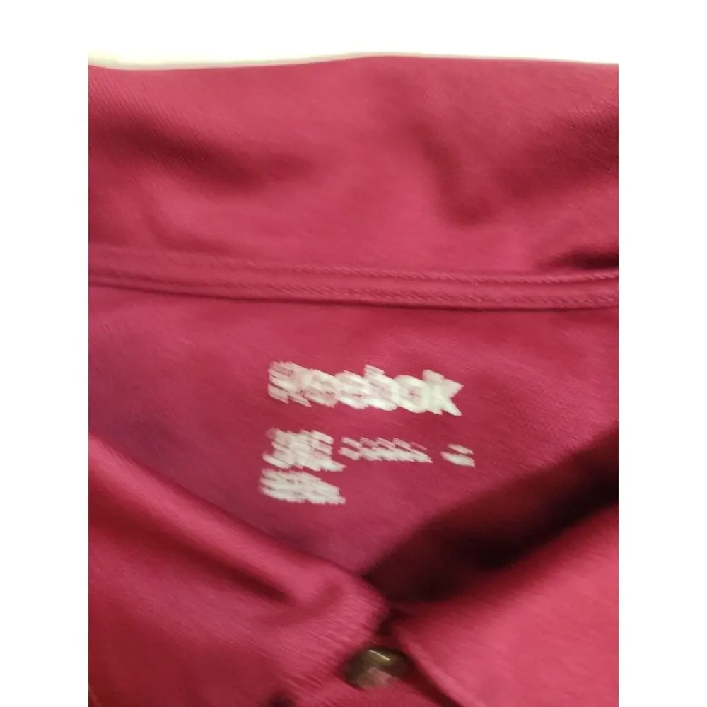 Reebok Golf Polo Shirt Mens 3XL Pink Short Sleeve Preppy Athleisure - Picture 11 of 12
